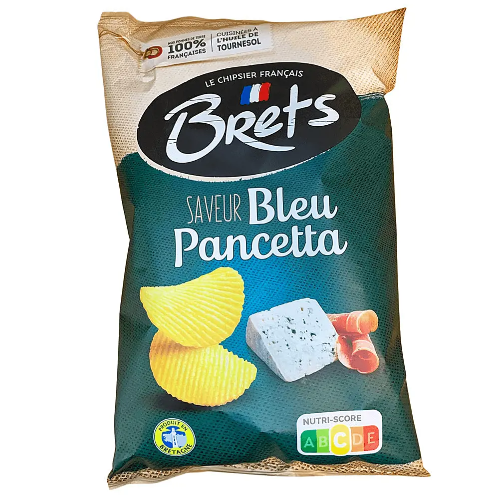 Brets Blue Cheese And Pancetta Crisps 125g